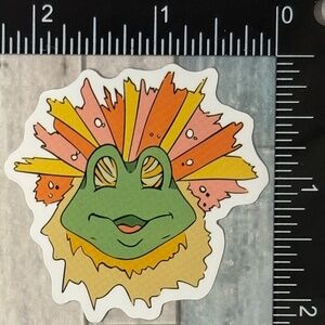 🌀10/$10🌀 Psychedelic Frog Reusable Waterproof Vinyl Sticker Decal